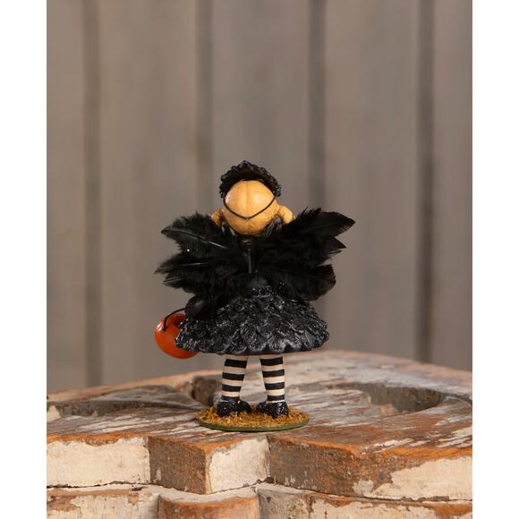 Bethany Lowe Crow Hazel Girl In Halloween Costume Figurine NEW - Picture 3 of 8